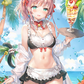 来自于pixiv的女